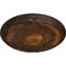 Ekena Millwork Athens Ceiling Medallion (Fits Canopies up to 3 5/8"), Hand-Painted Rust, 26 1/4"OD x 3 1/4"P CM27ATRUS - alternate 2